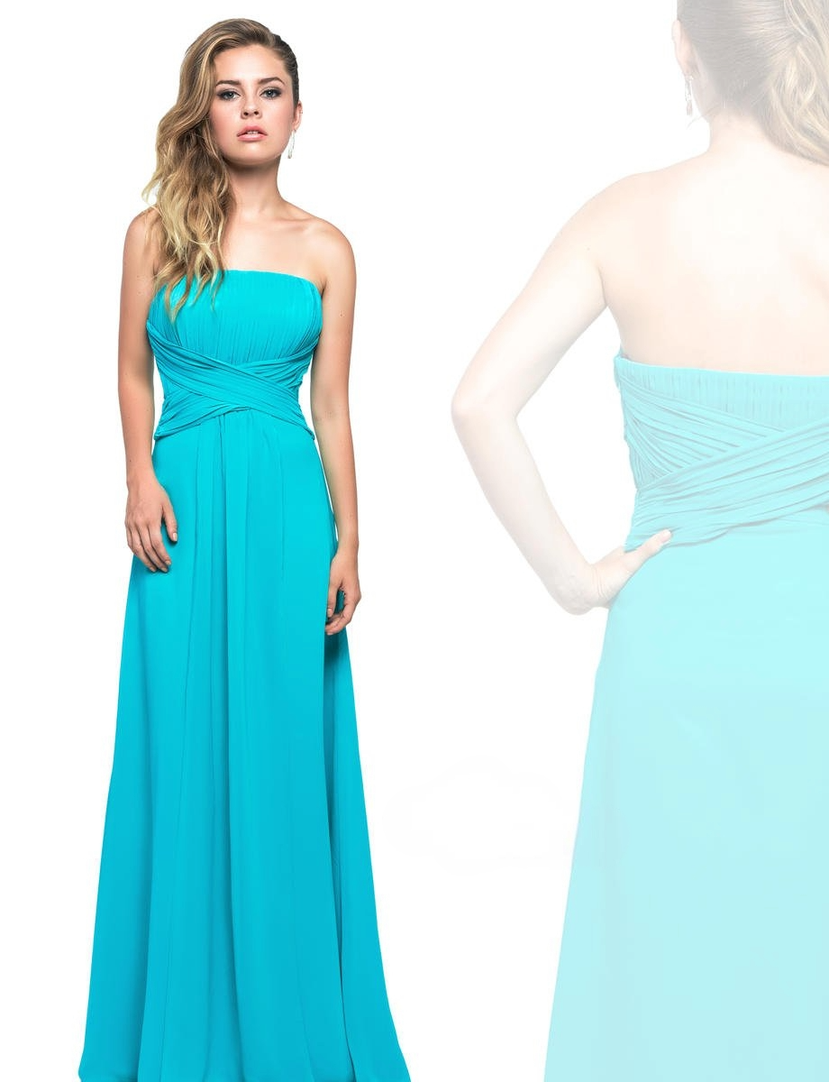 Last Dress: Serenity Drape Strapless Gown_E1270_TEAL_24